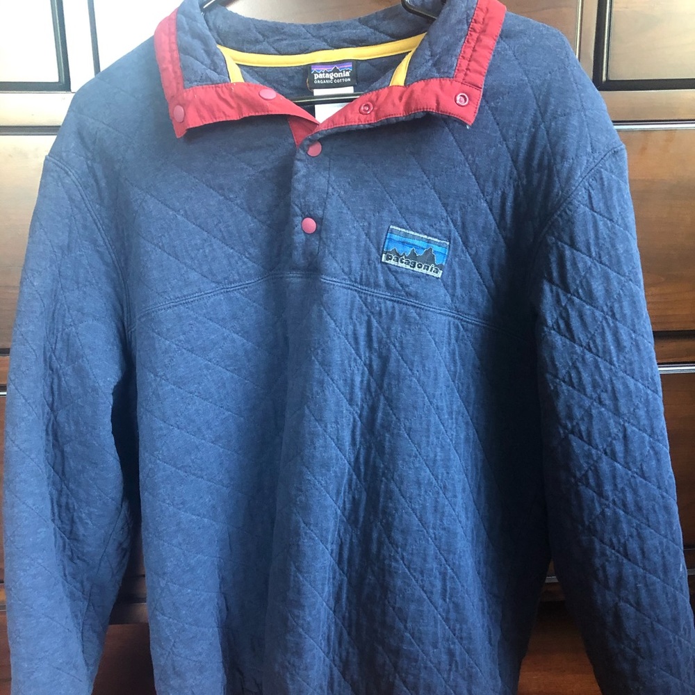 Men’s quilted Patagonia pullover
